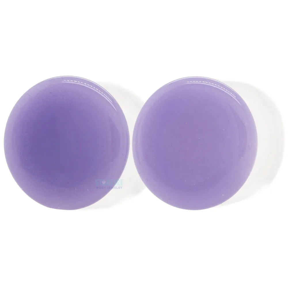 Glass Colorfront Plugs - Purple