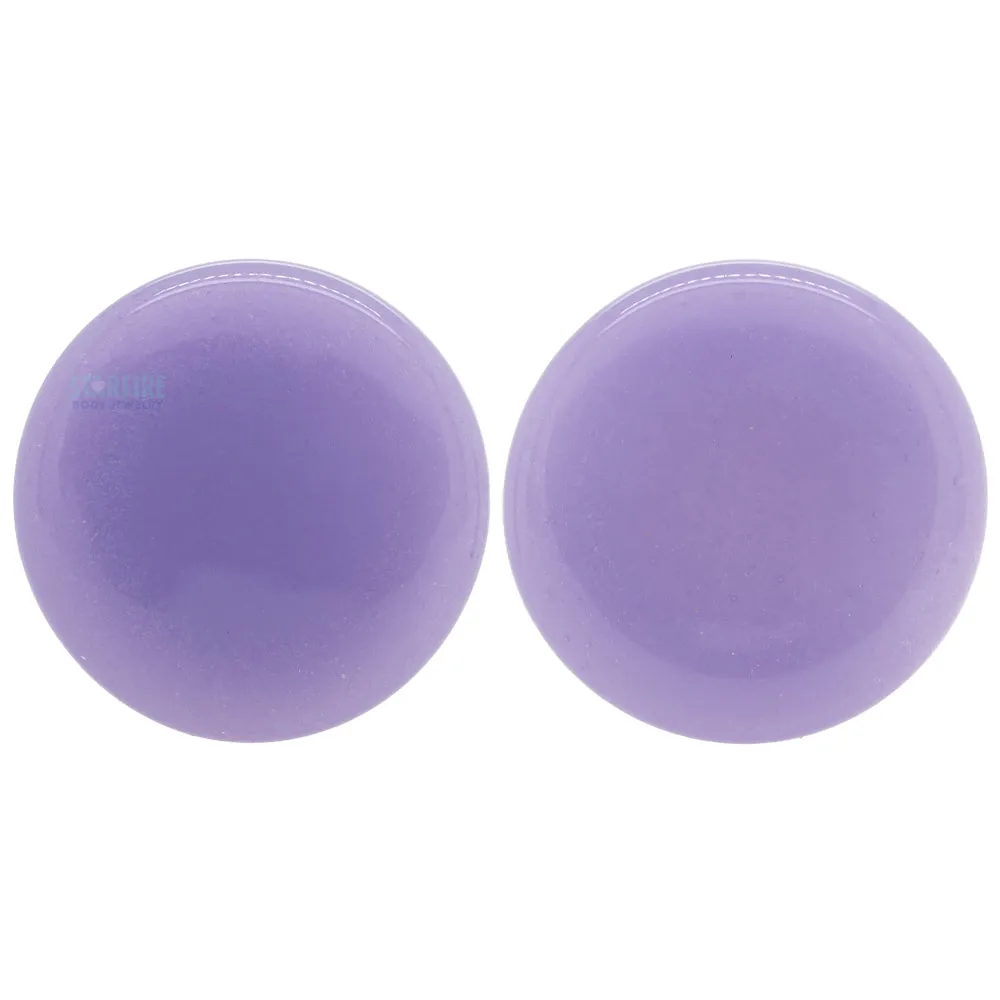 Glass Colorfront Plugs - Purple