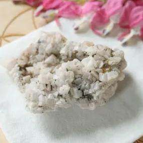 Gorgeous and Unique Pale Pink Dolomite Specimen with inclusions~ Chakra Balancing Stone