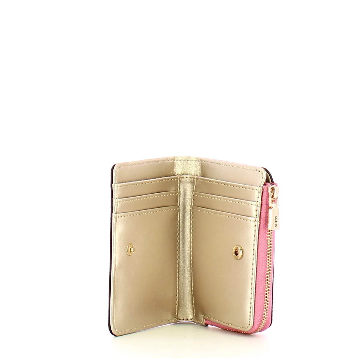 Guess - Portafoglio Laurel Zip Around Card Case Pink - SWXG8500560 - PINK