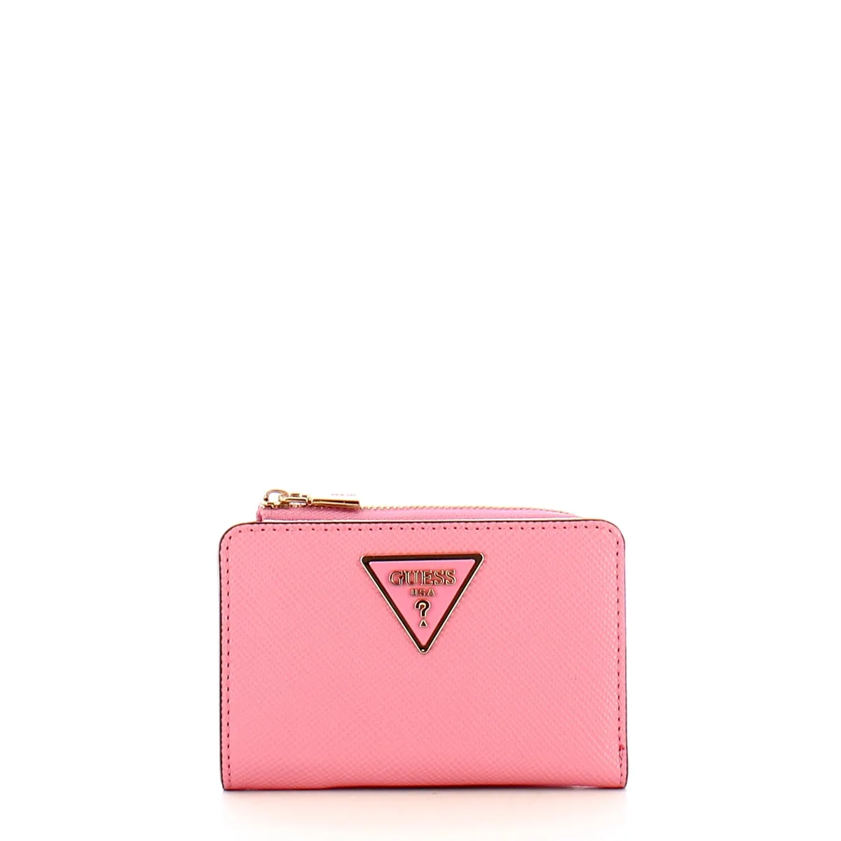 Guess - Portafoglio Laurel Zip Around Card Case Pink - SWXG8500560 - PINK