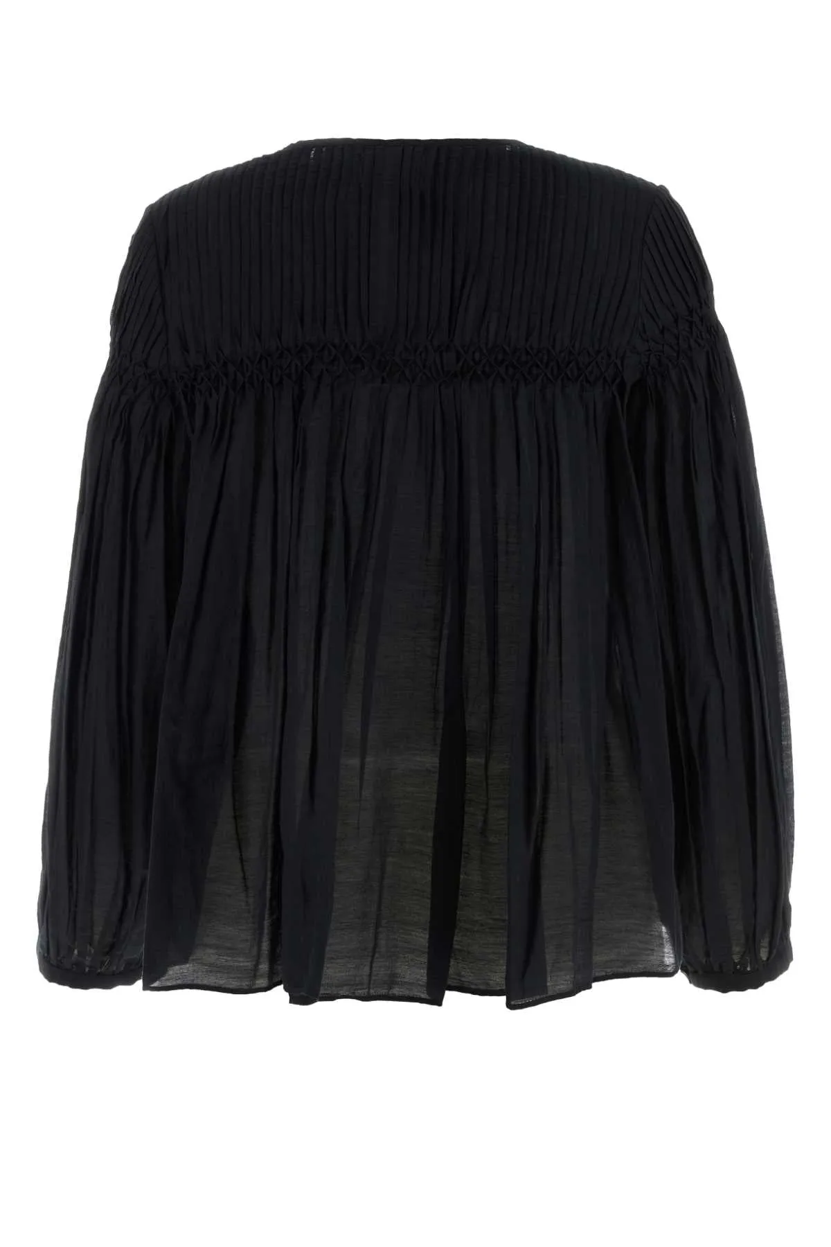 Isabel Marant Etoile Black Cotton Abadi Blouse