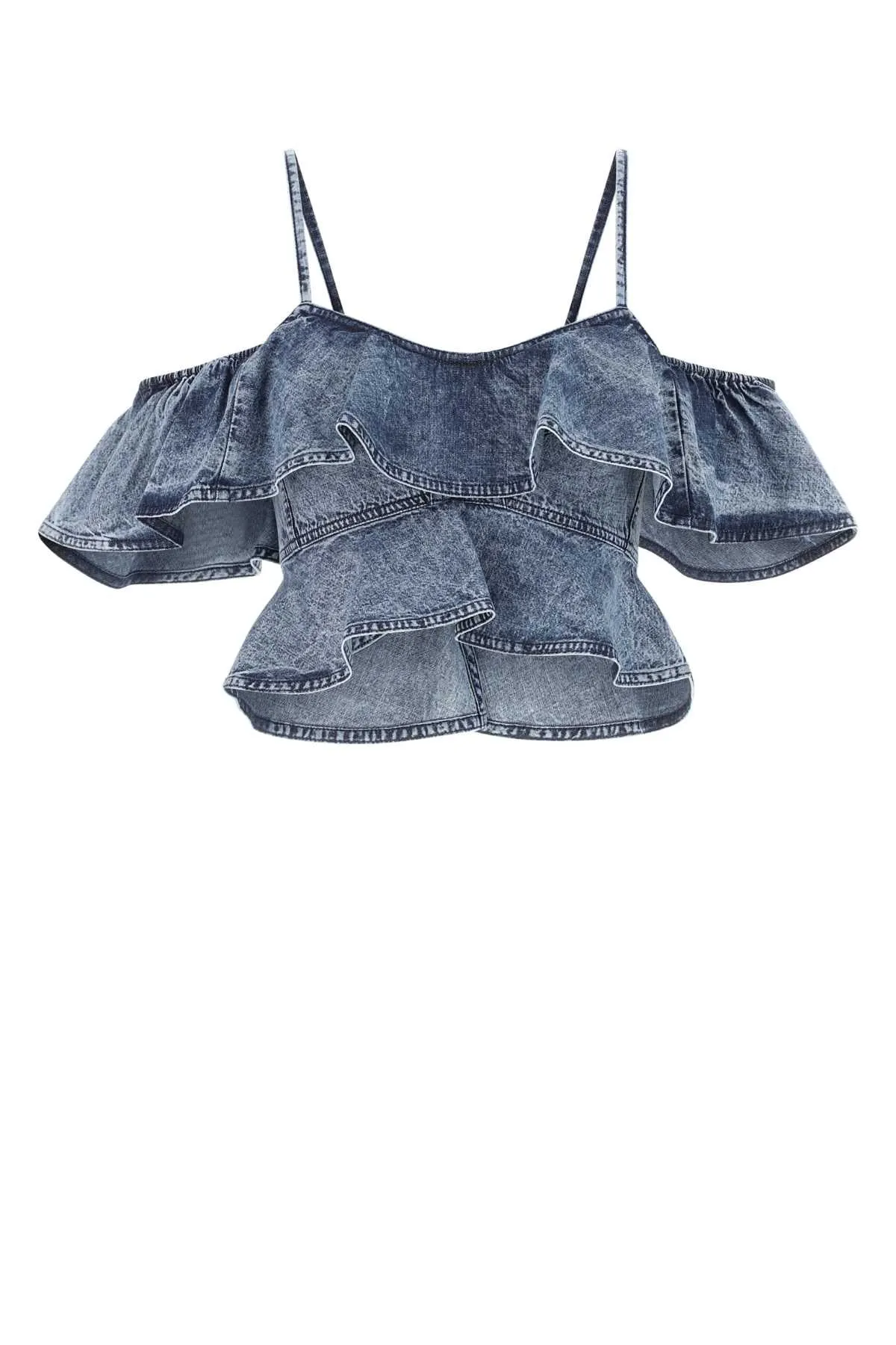 Isabel Marant Etoile Denim Voloteo Top