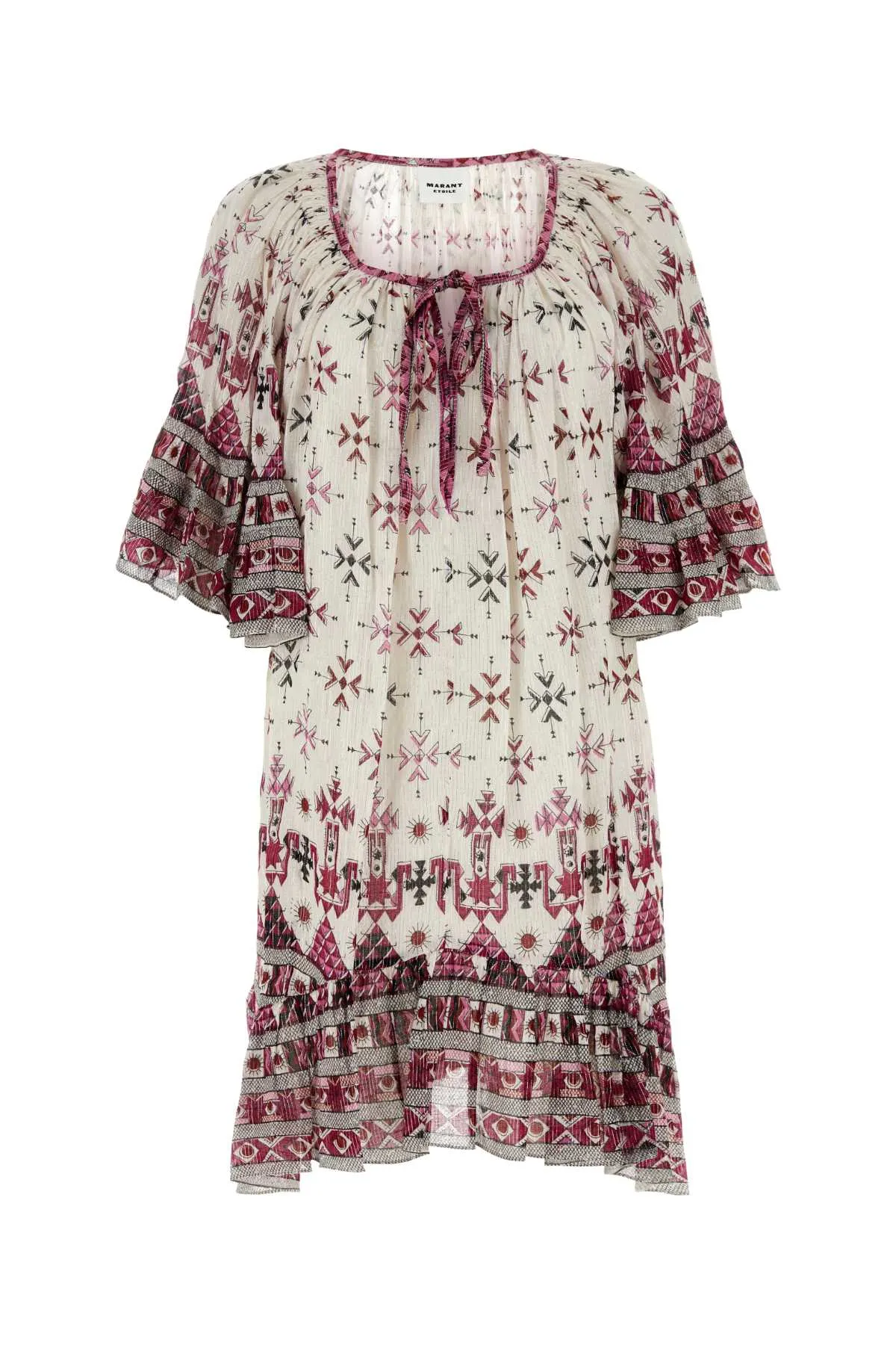 Isabel Marant Etoile Embroidered Cotton Loane Mini Dress