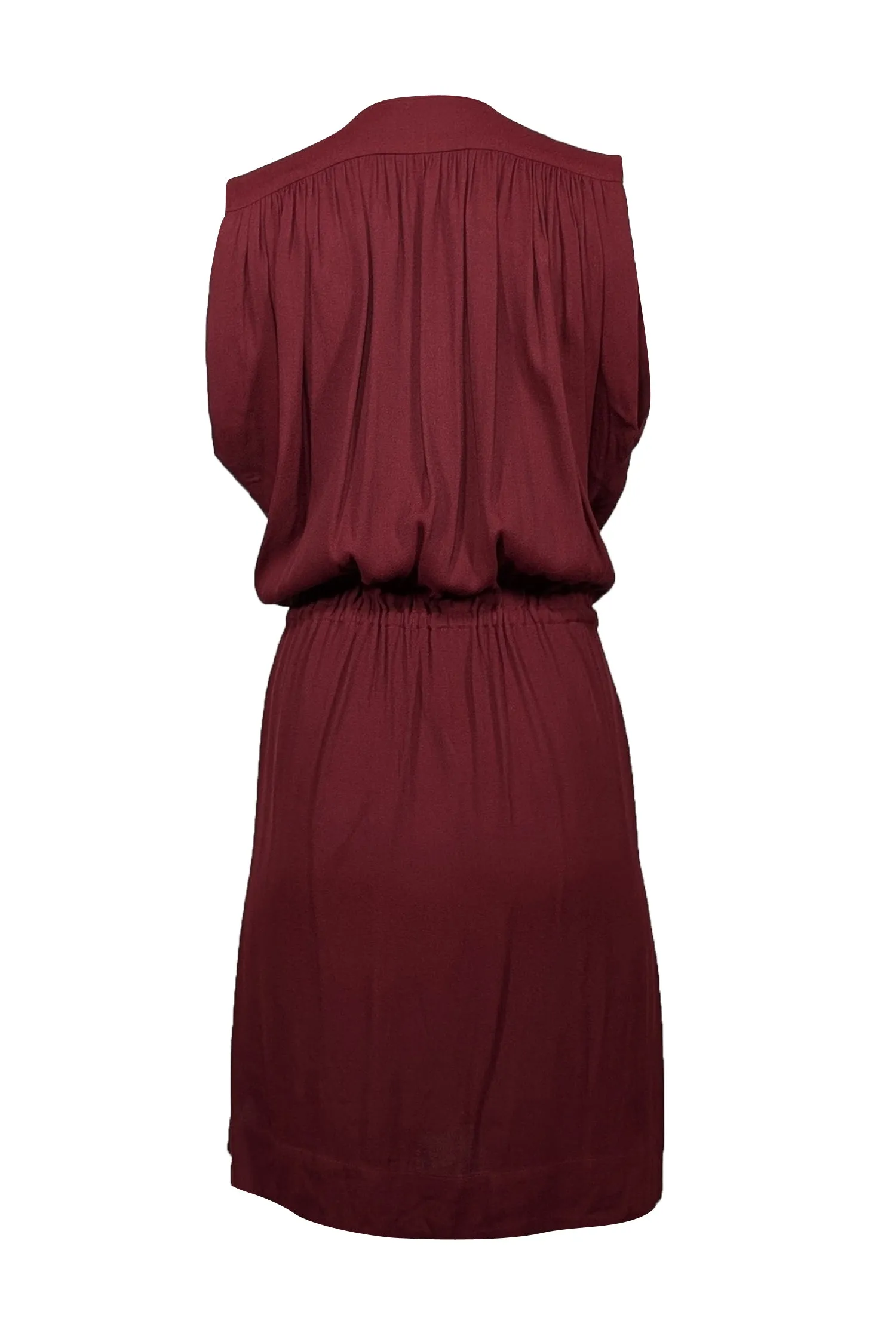 Isabel Marant Etoile - Maroon Sleeveless Dress w/ Tie Details Sz 4