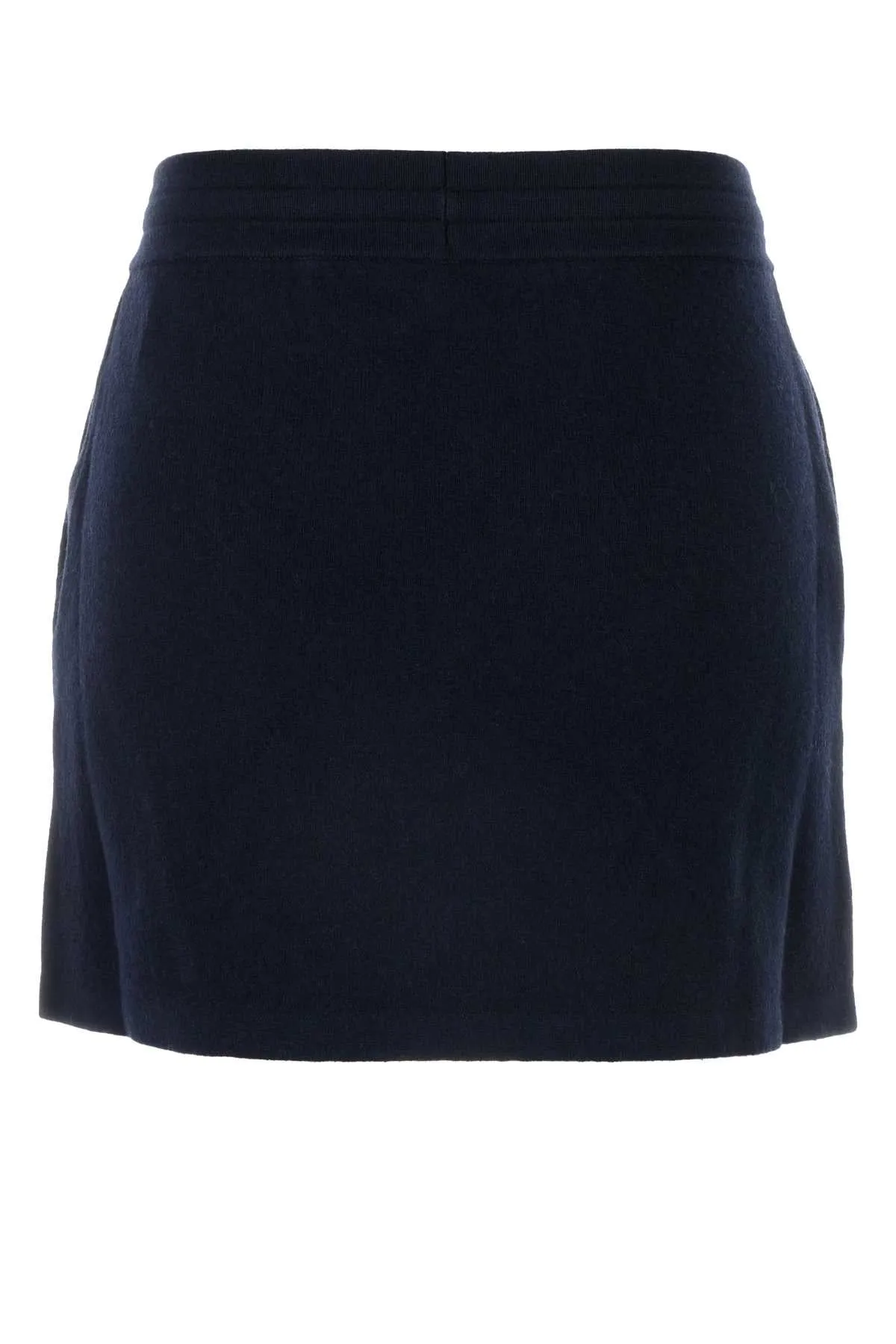 Isabel Marant Etoile Midnight Blue Stretch Cotton Blend Amaline Mini Skirt