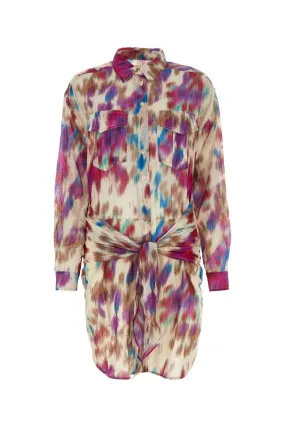 Isabel Marant Etoile Multicolor Cotton Shirt Nueva Dress