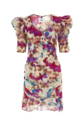 Isabel Marant Etoile Multicolor Cotton Sireny Mini Dress