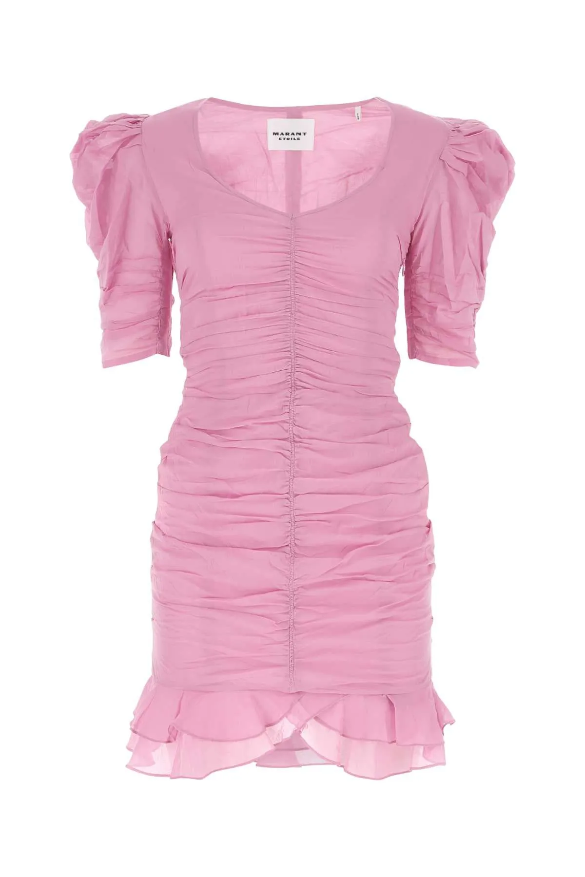 Isabel Marant Etoile Pink Cotton Sireny Mini Dress