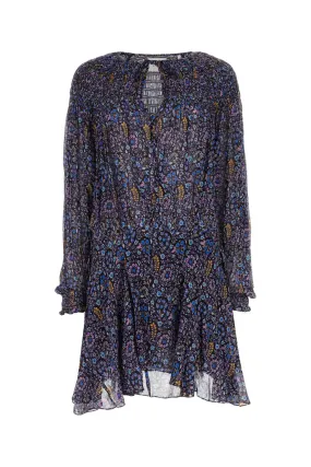 Isabel Marant Etoile Printed Viscose Noanne Dress