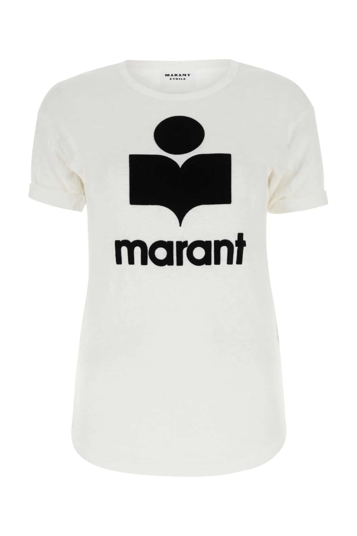 Isabel Marant Etoile White Linen Koldi T Shirt