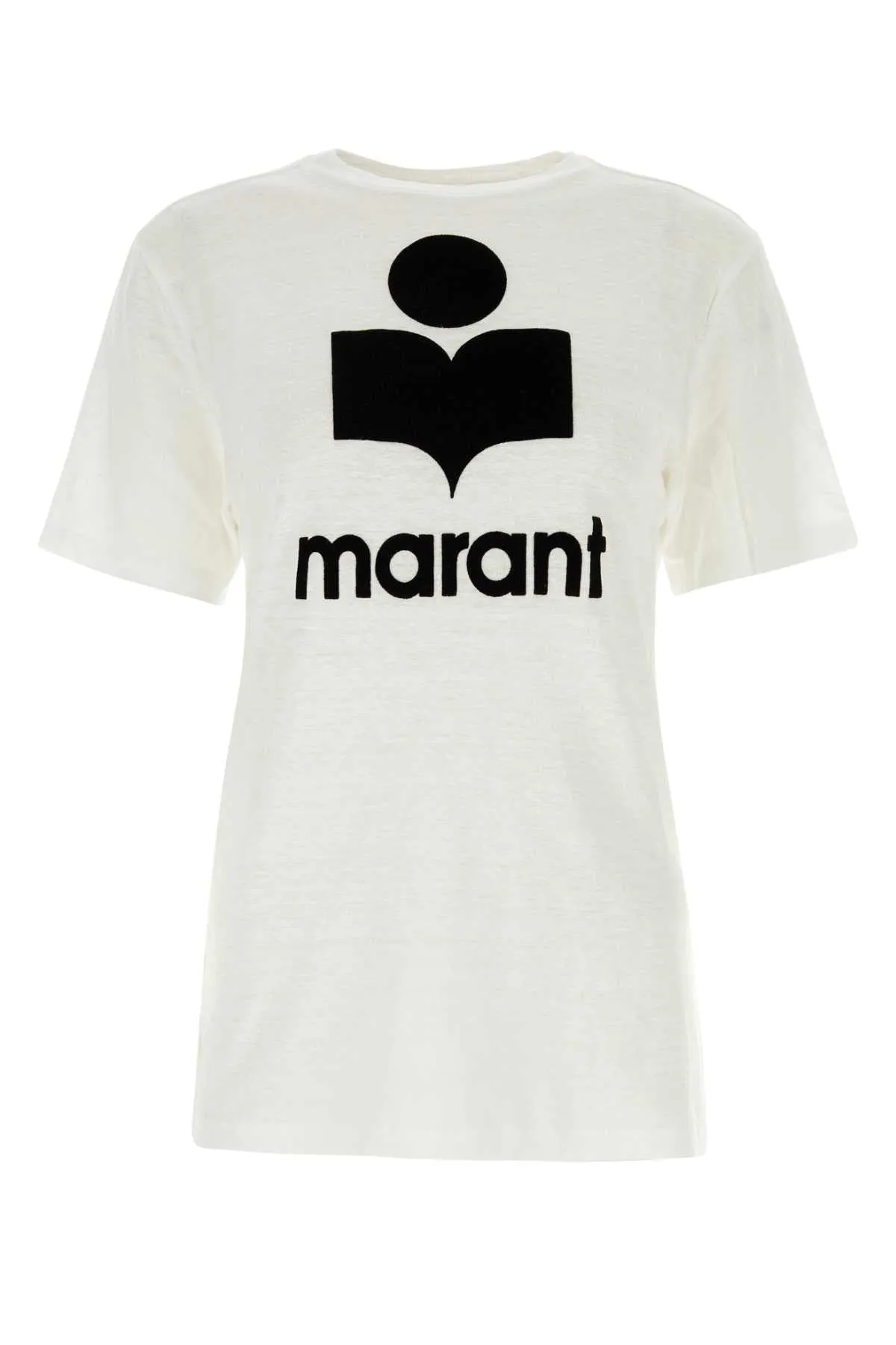 Isabel Marant Etoile White Linen Zewel T Shirt