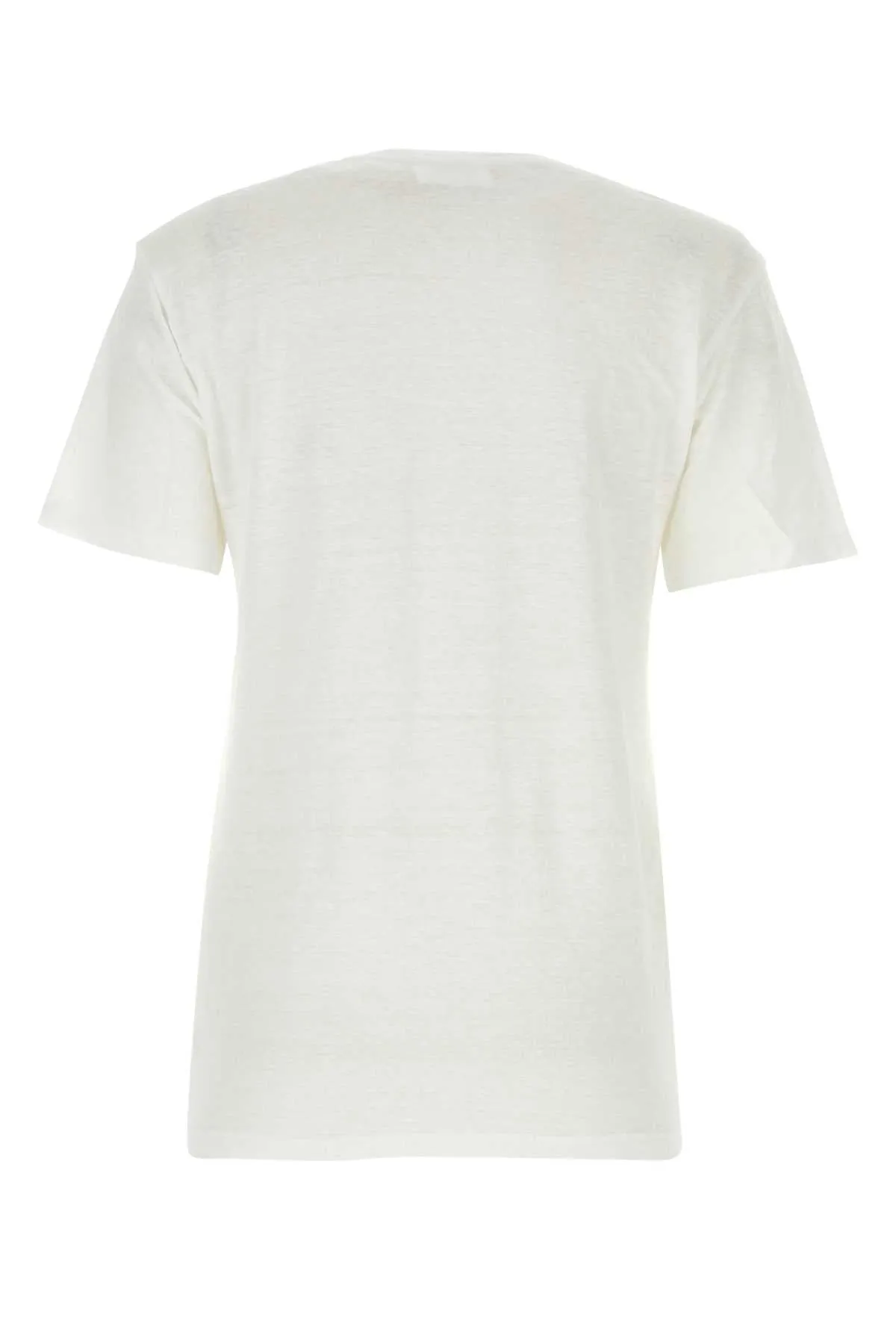 Isabel Marant Etoile White Linen Zewel T Shirt