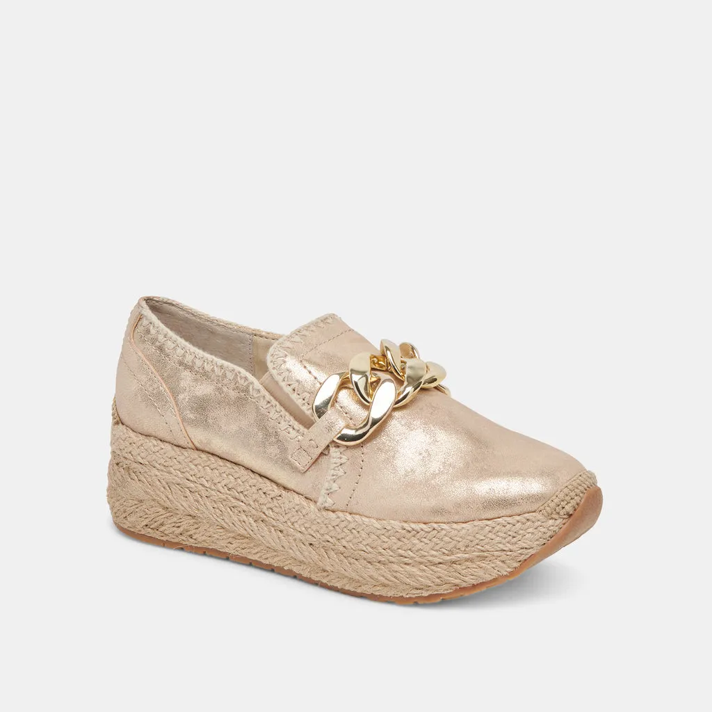 JHENEE ESPADRILLE SNEAKERS LIGHT GOLD NUBUCK– Dolce Vita 6944636665922