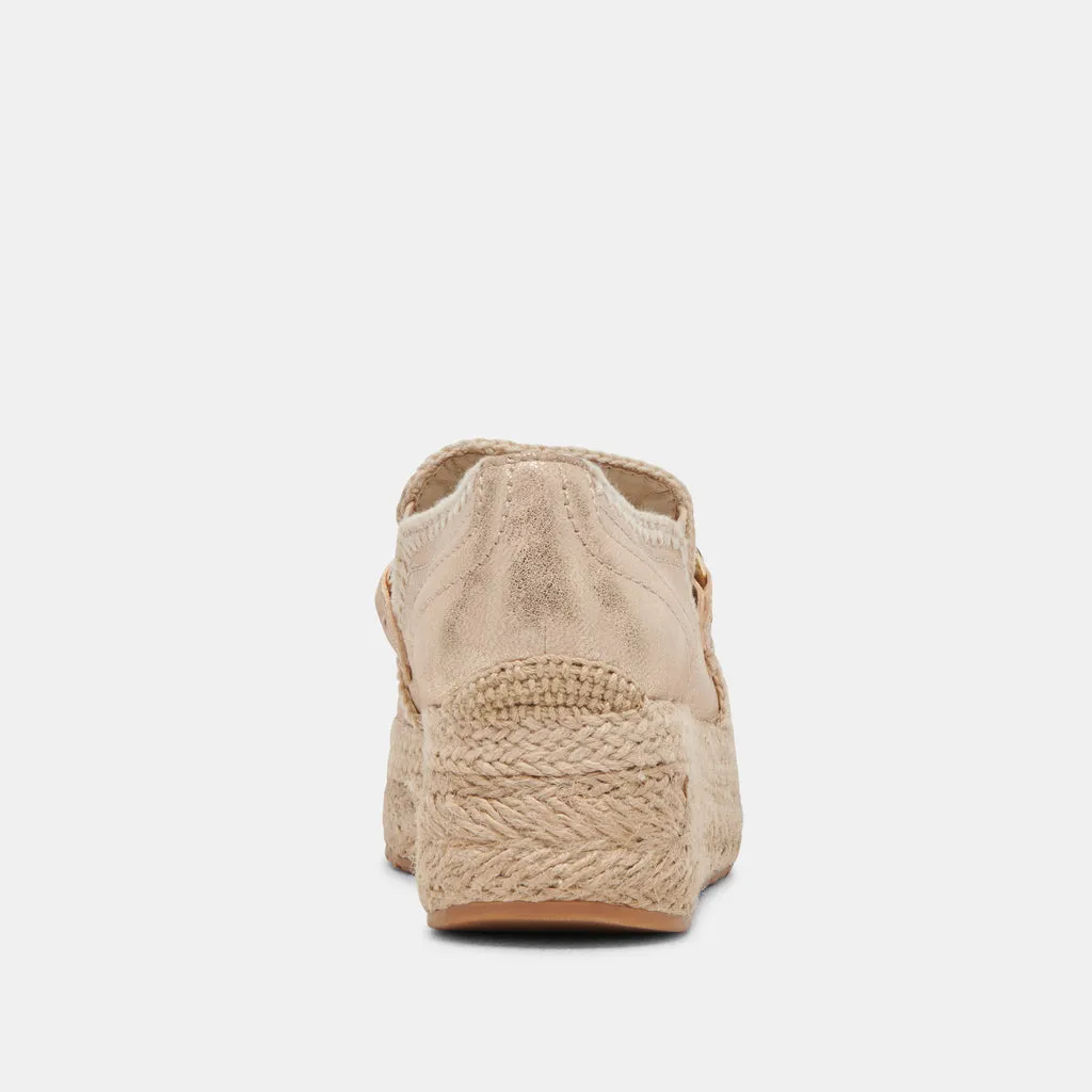 JHENEE ESPADRILLE SNEAKERS LIGHT GOLD NUBUCK– Dolce Vita 6944636665922