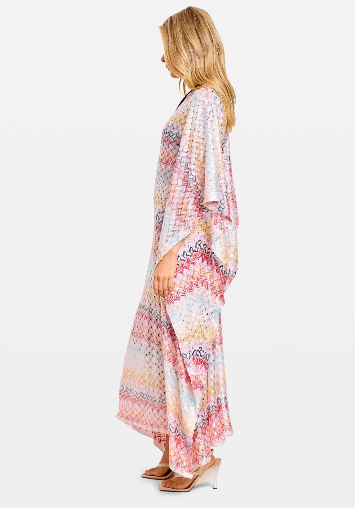 KAFTAN LONG MULTI PINK