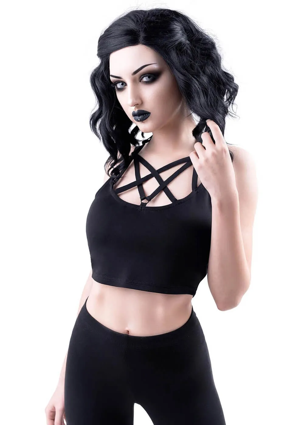 Killstar Magica Crop Top Black