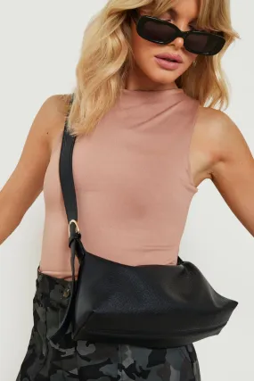 Knotted Handle Shoulder Bag