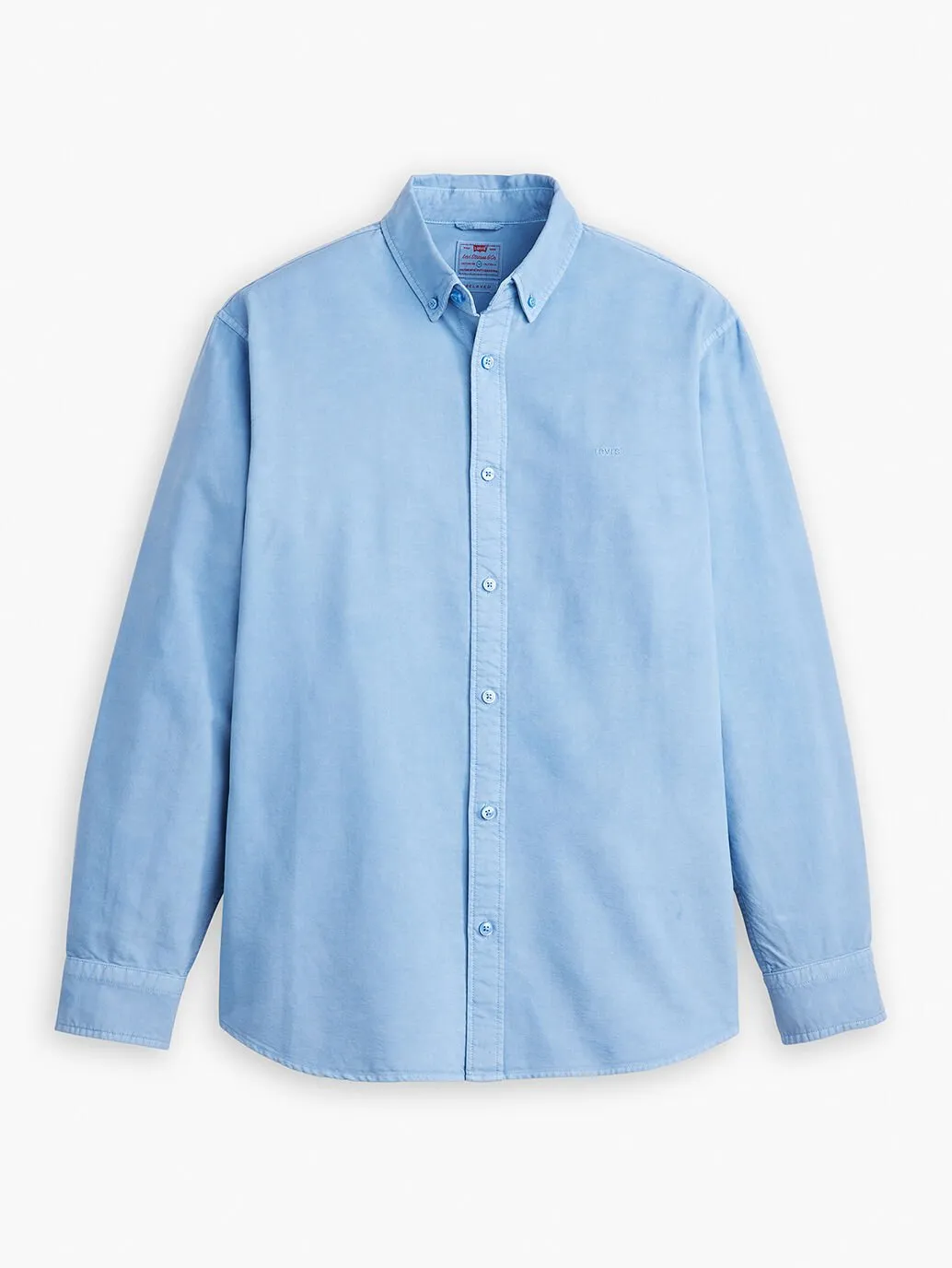 Levis Men's Authentic Button Down Shirt Allure Garment Dyed