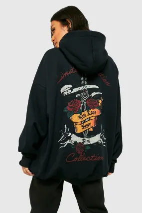 Limited Edition Graffiti Oversized Hoodie 1