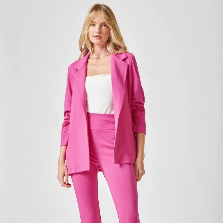 Magic Ruched Sleeve Blazer