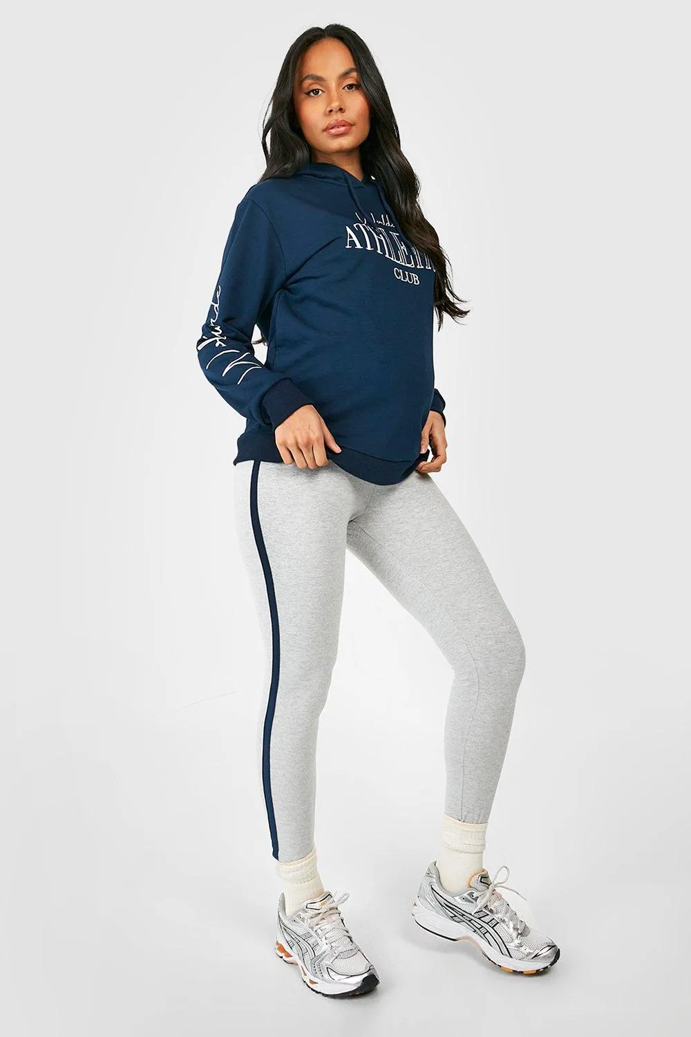 Maternity Slogan Hoodie And Leggings Set