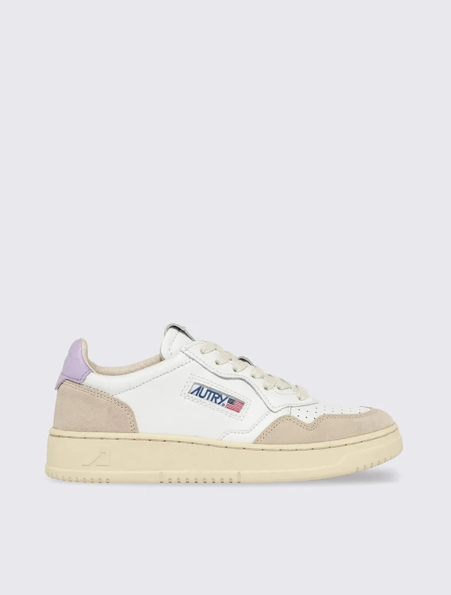 Medalist Low Sneakers in Leather and Suede