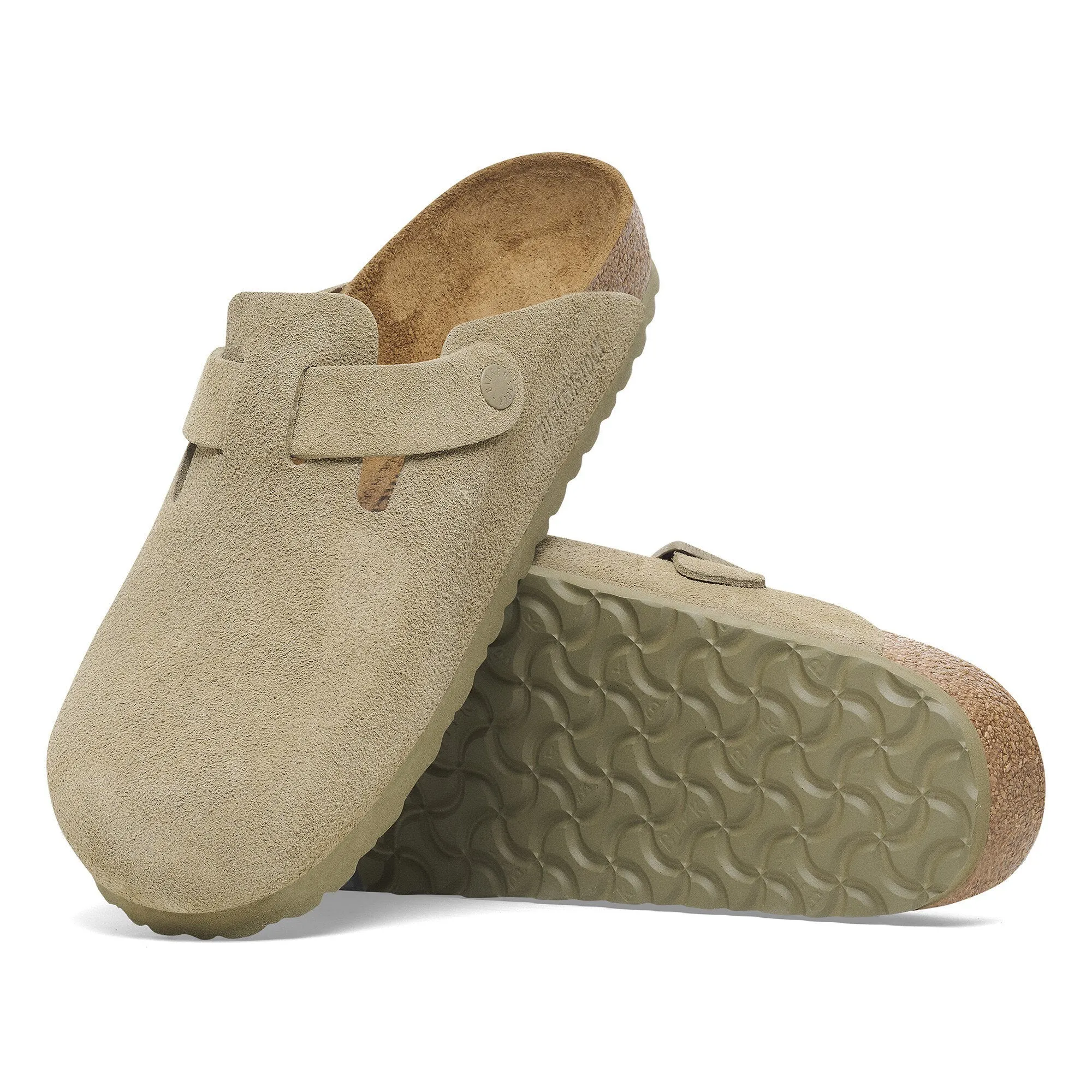 Men's Boston (Faded Khaki Suede)