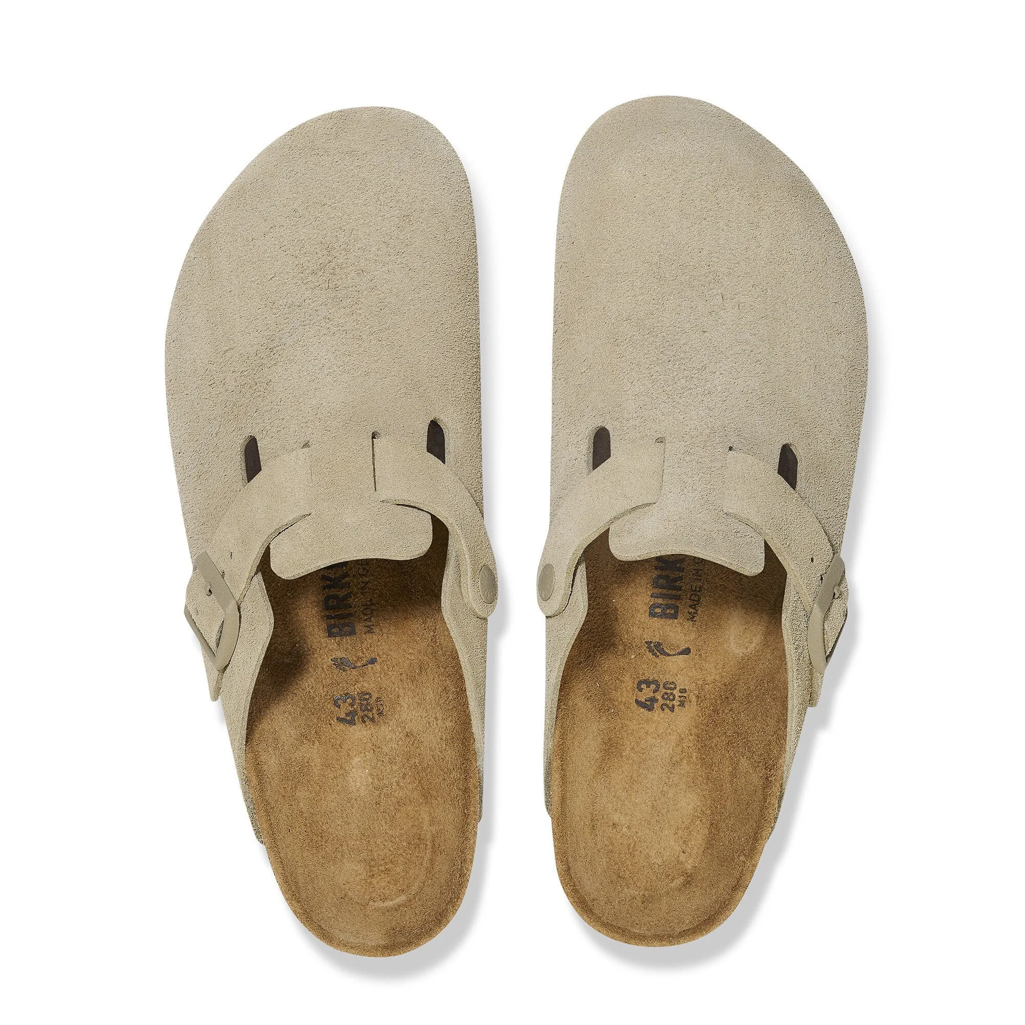 Men's Boston (Faded Khaki Suede)