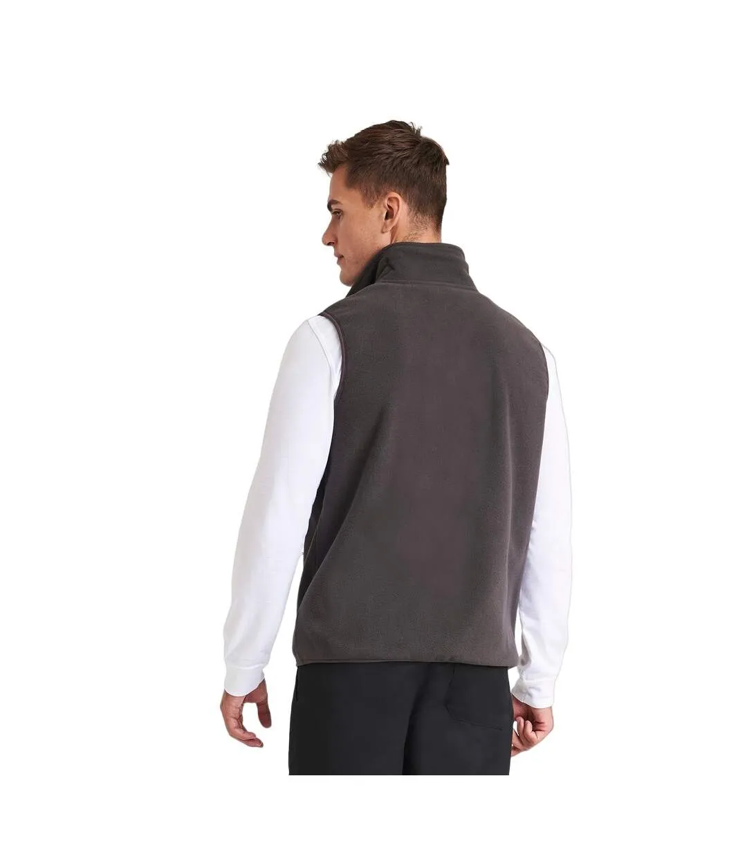 Mens fleece gilet charcoal PRO RTX