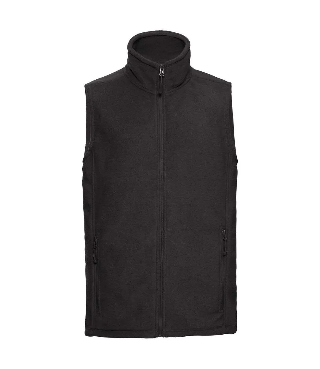 Mens outdoor fleece gilet black Russell