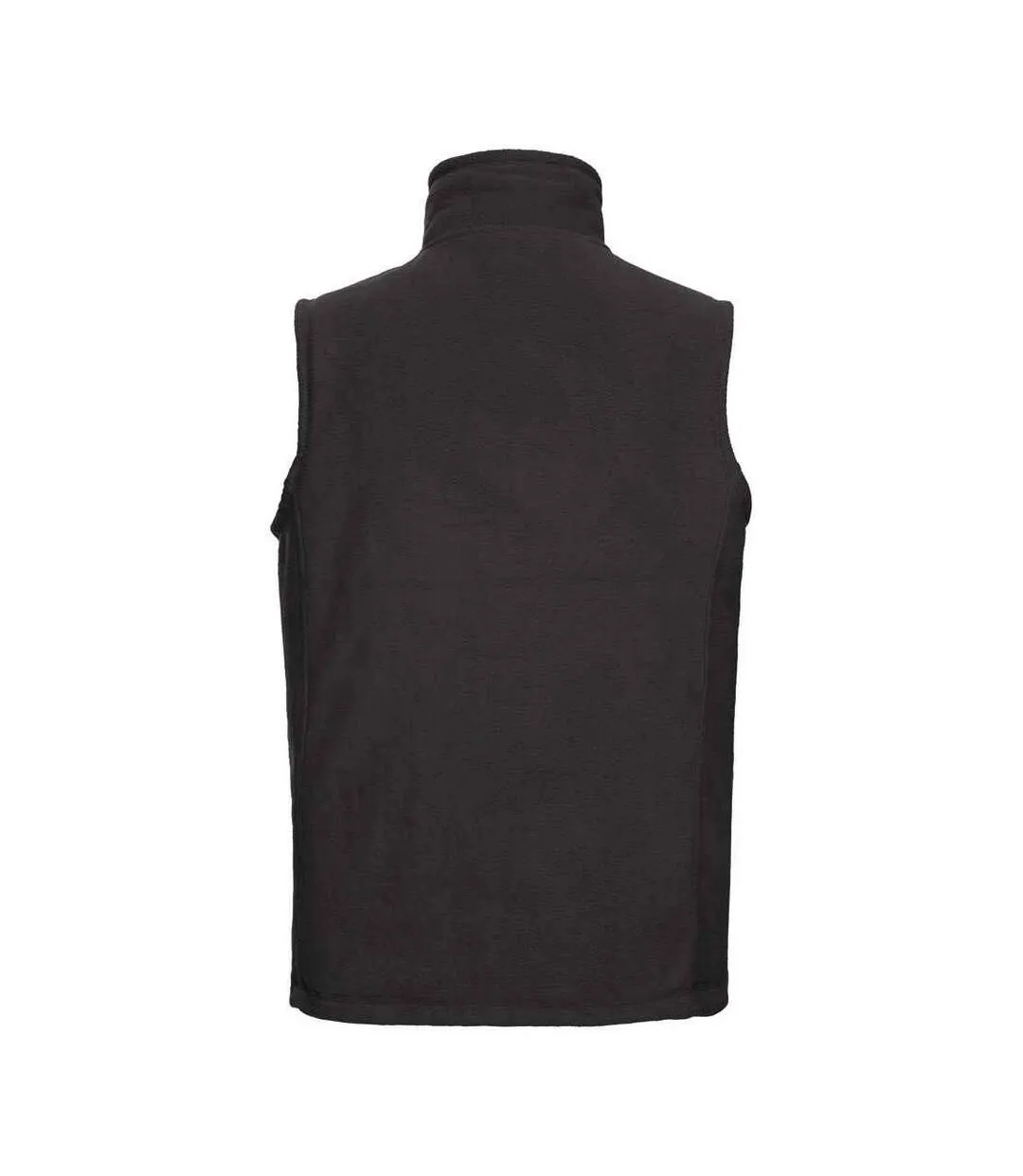 Mens outdoor fleece gilet black Russell