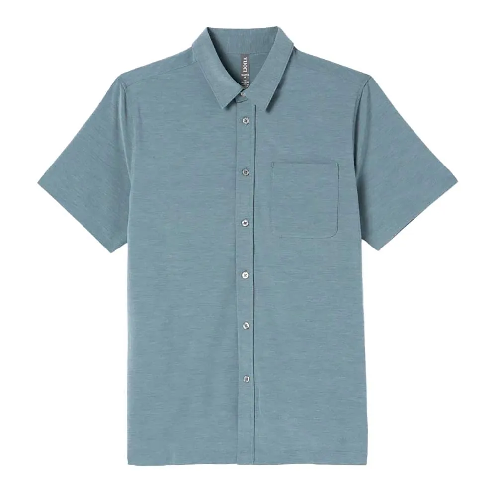 Men's Short Sleeve Bridge Button Down - Kashmir