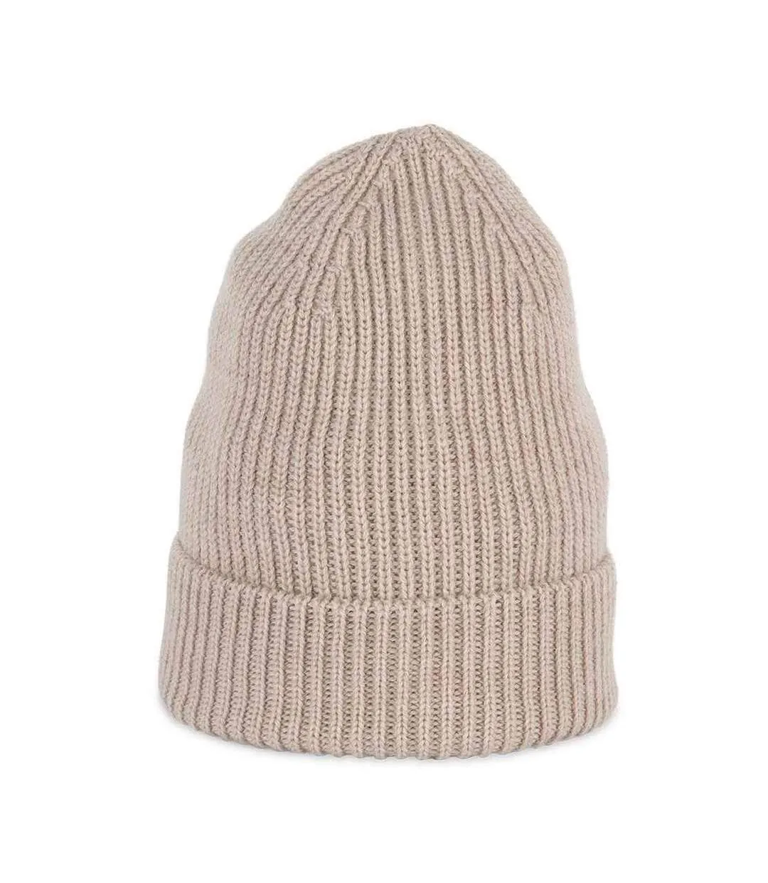 Merino wool beanie wet sand heather Native Spirit