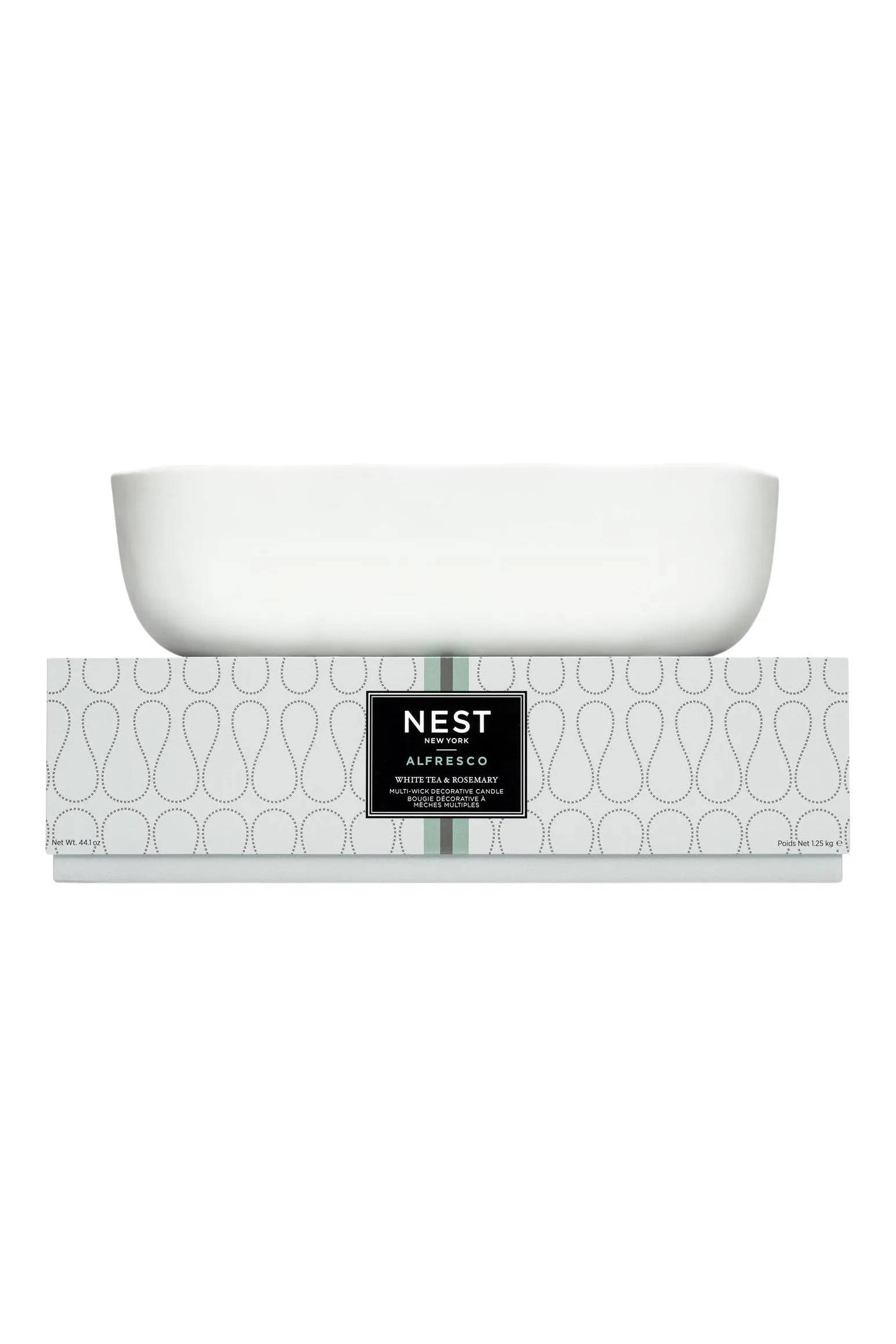 Nest Alfresco Multi-Wick Decorative Candle in White Tea & Rosemary