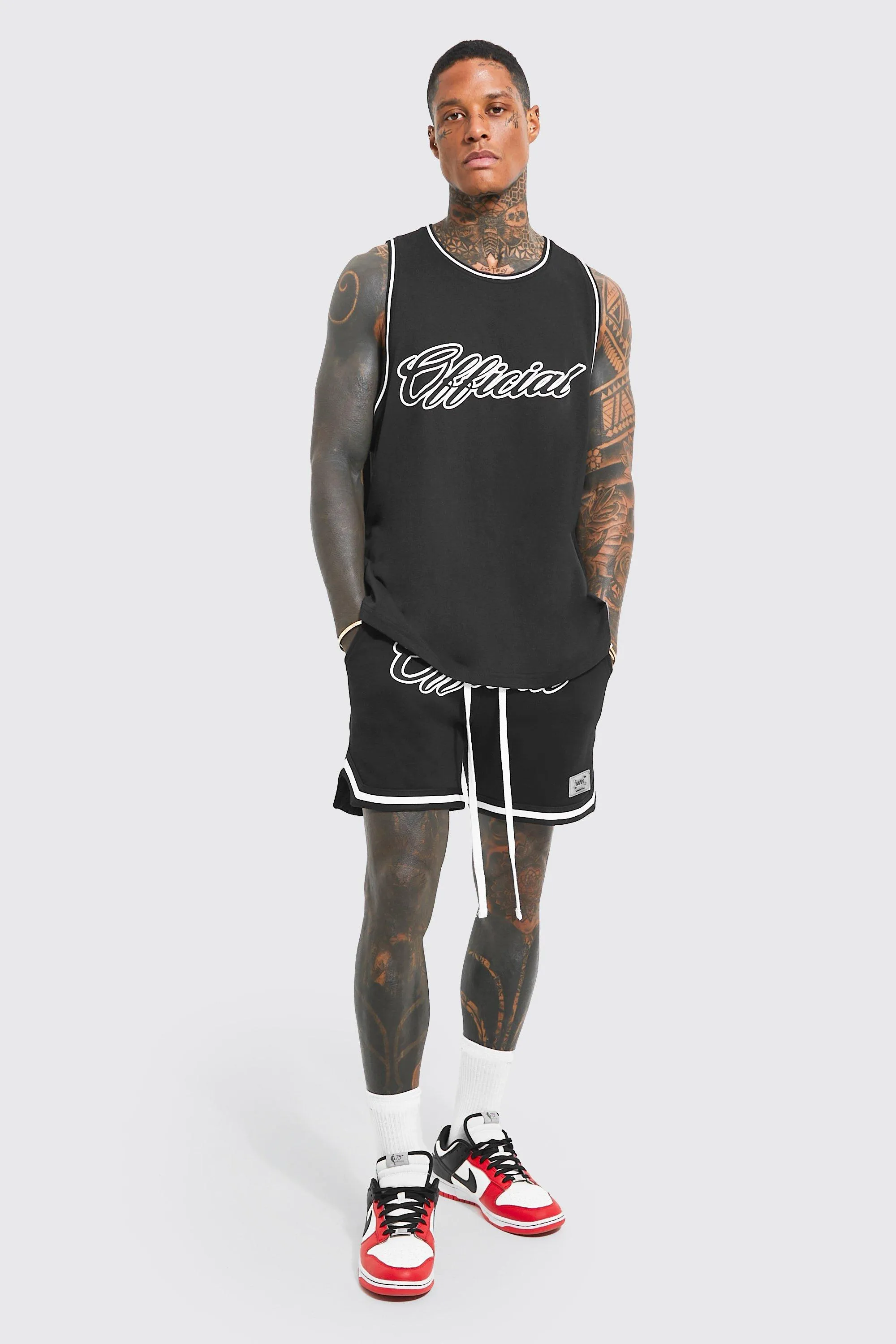 Oversized Basketball Vest & Short Set