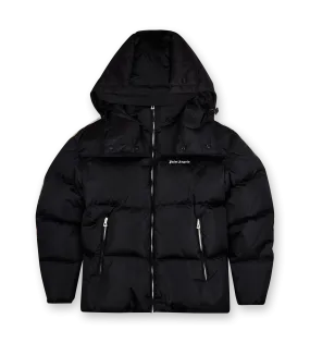 Palm Angels    Hooded Track Down Jacket Black