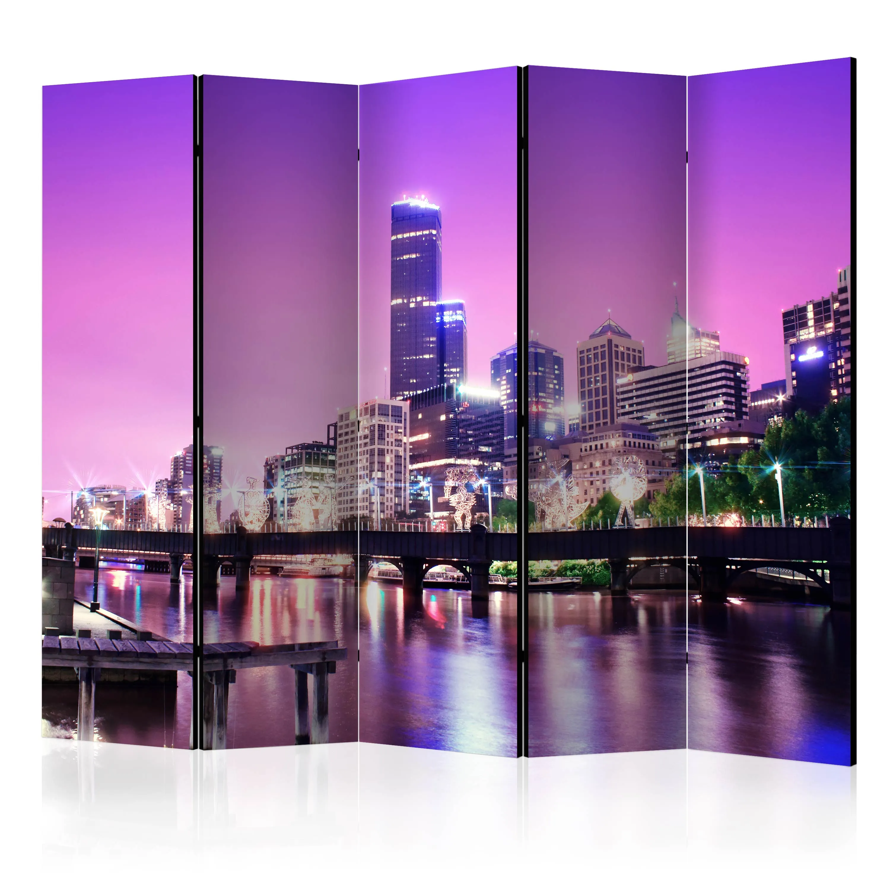 Paravento Purple Melbourne II [Room Dividers]