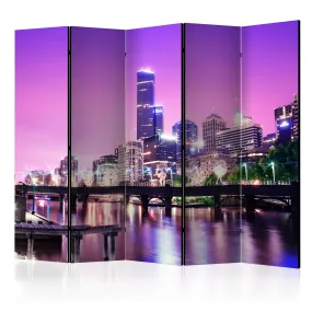 Paravento Purple Melbourne II [Room Dividers]