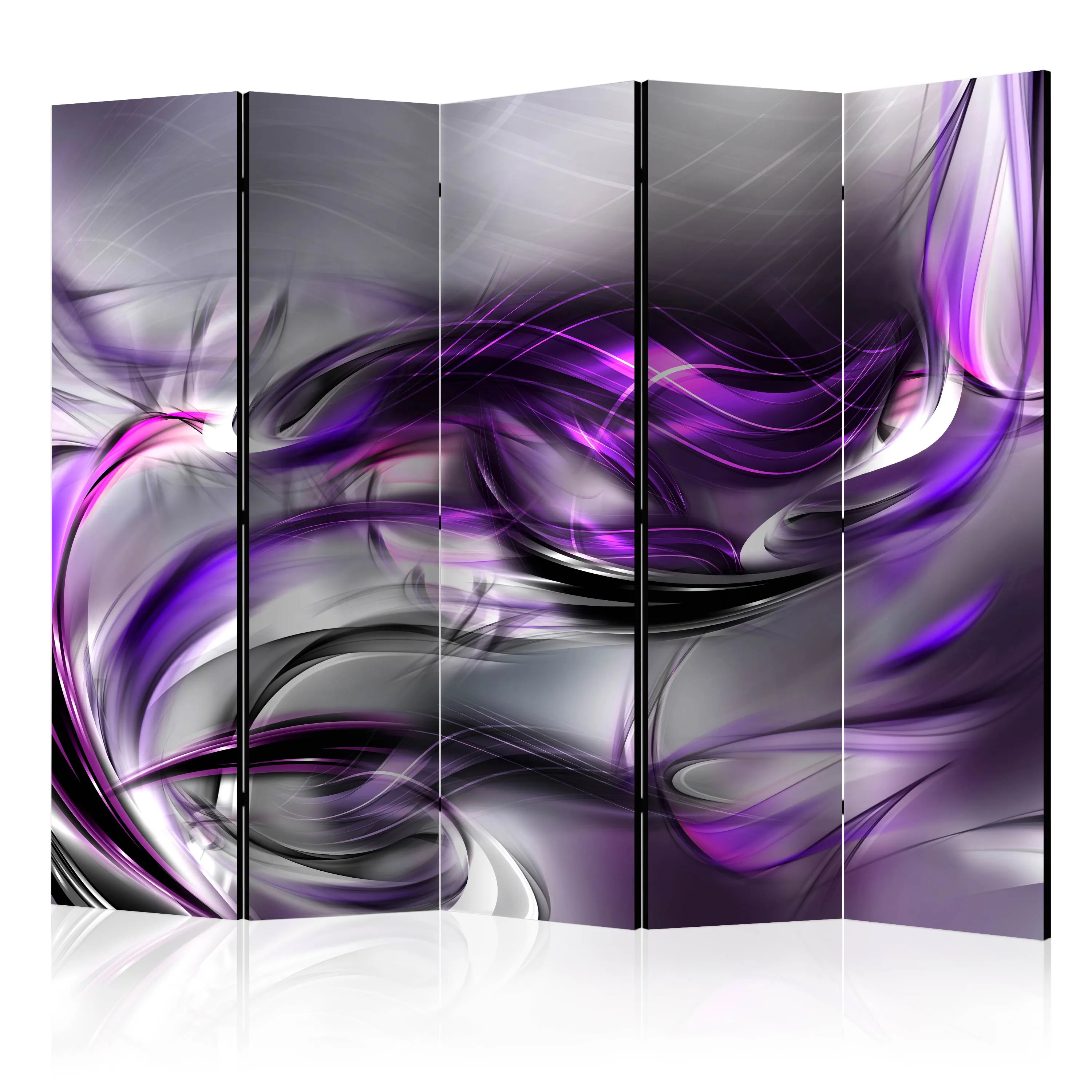 Paravento Purple Swirls II [Room Dividers]