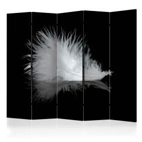 Paravento White feather II [Room Dividers]