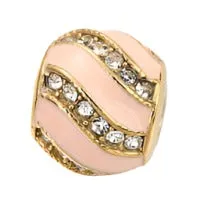 Pink Barrell European Charm, Gold Stainless Steel (PRE-ORDER ALLOW 10 DAYS)