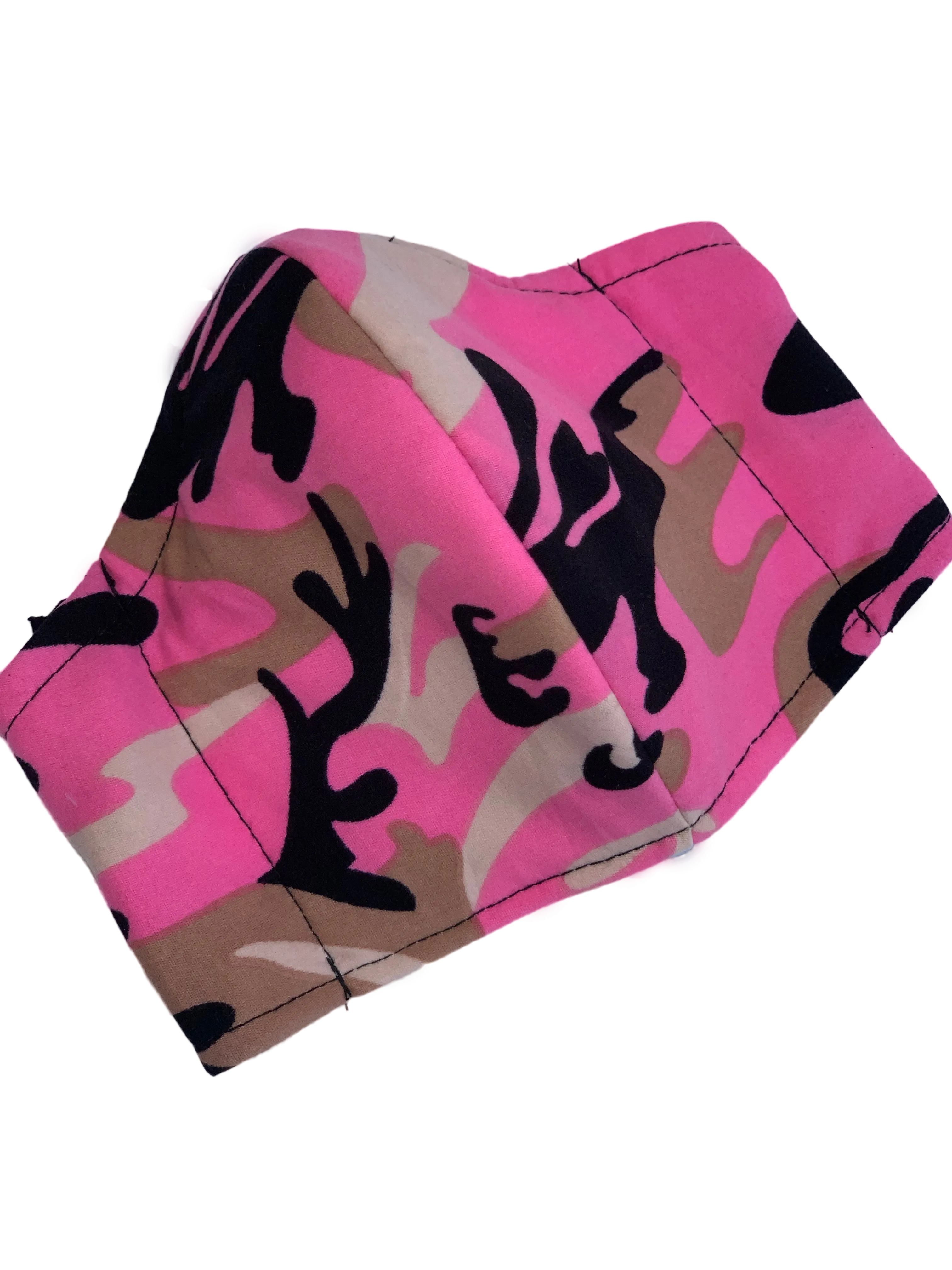 Pink Camo Face Mask