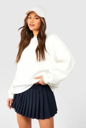 Pleated Detail Mini Skirt