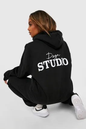 Plus Back Print Dsgn Studio Hoodie