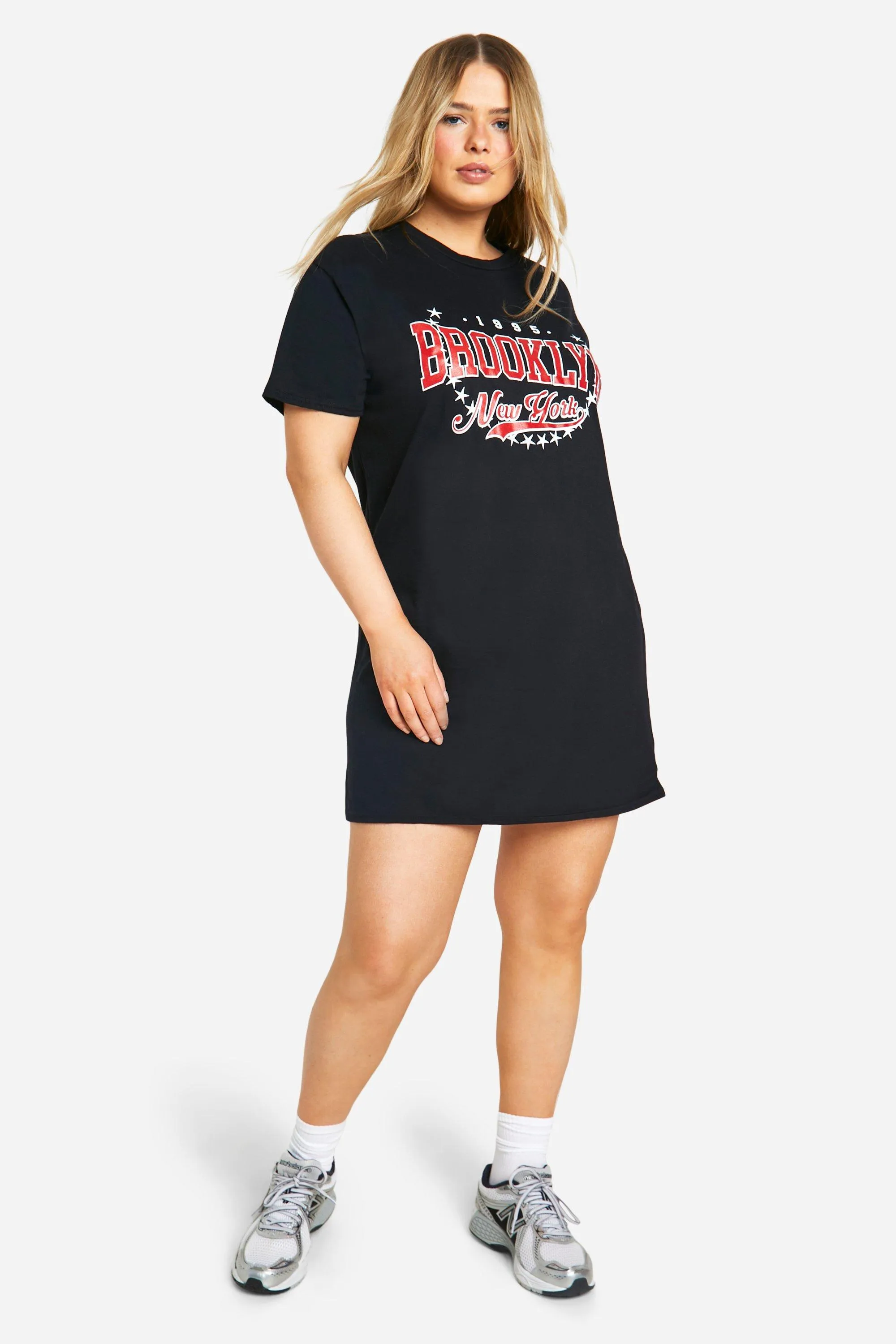 Plus Brooklyn Graphic T-Shirt Dress