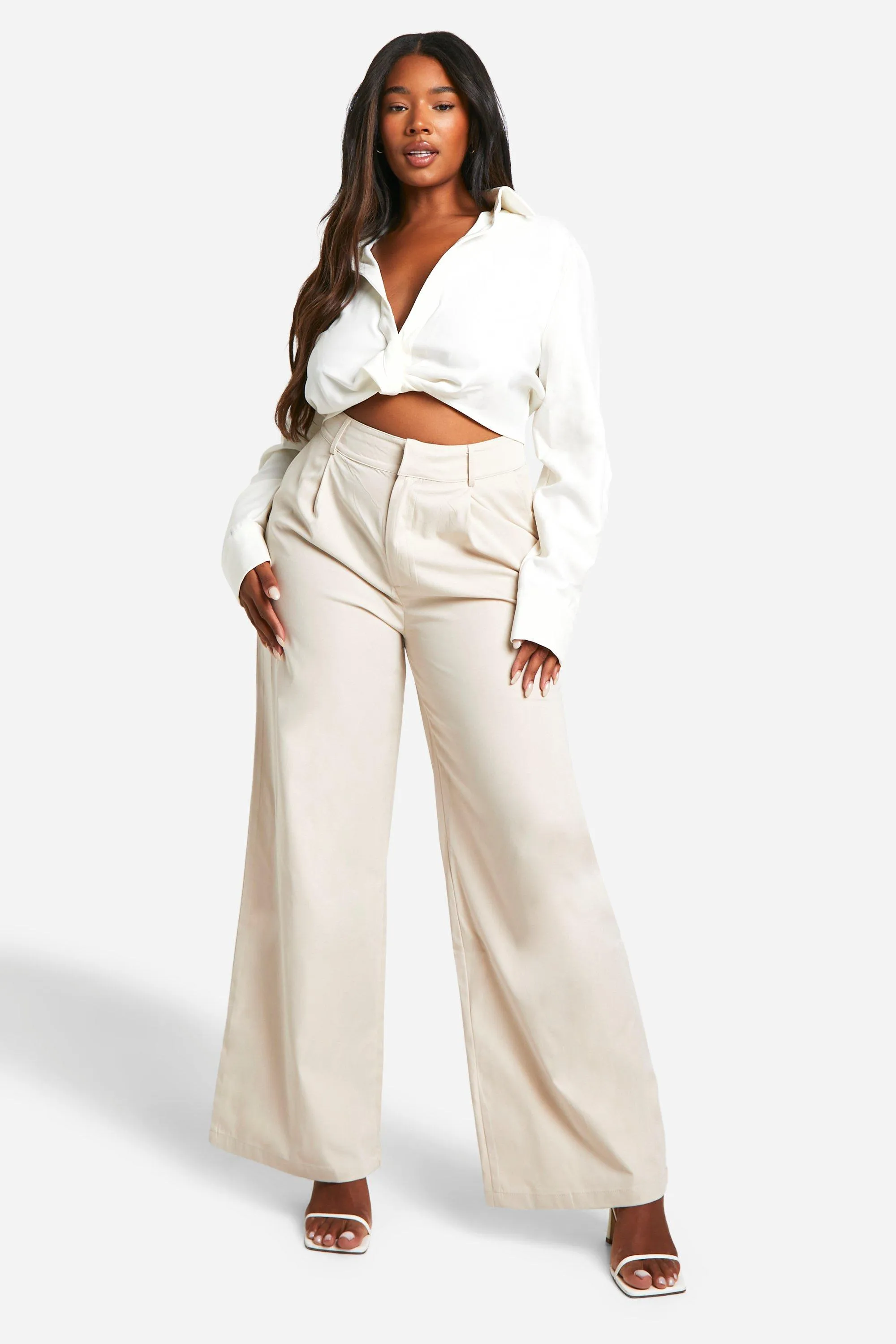 Plus Extreme Wide Leg Wide Leg Pants