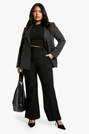 Plus Flare Leg Dress Pants