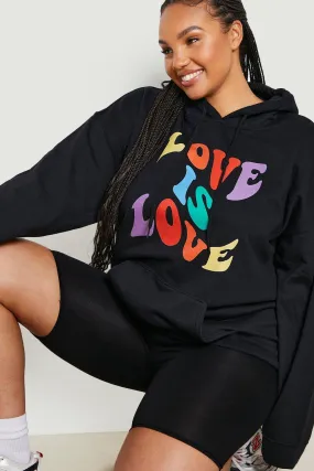 Plus Love Is Love Hoodie