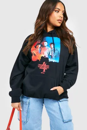 Plus Stranger Things Oversized Hoodie